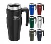 Kubek termiczny Thermos Travel King 470 ml z rączką grafitowy